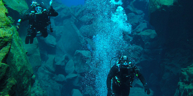Dive limitations at the Silfra pond in Iceland