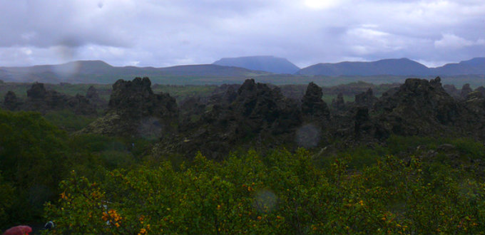 Dimmuborgir, Blackcastle, in Iceland is now close until further notice because of mass tourism. PIC Bill Ward´s Brickpile